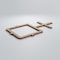 Ekena Millwork Extra Small Carlisle Decorative Fretwork Wood Wall Panels, Birch, 12 7/8"W x 7 3/8"H x 3/8"T WALW08X08X0375CARBI - alternate 4